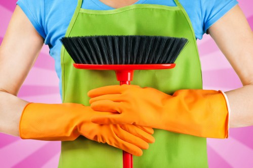 Professional carpet care for a business interior