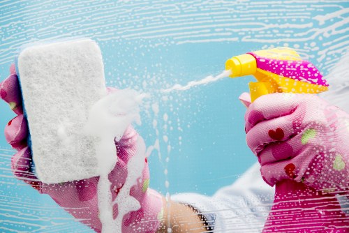 Clean carpet helping improve indoor air quality
